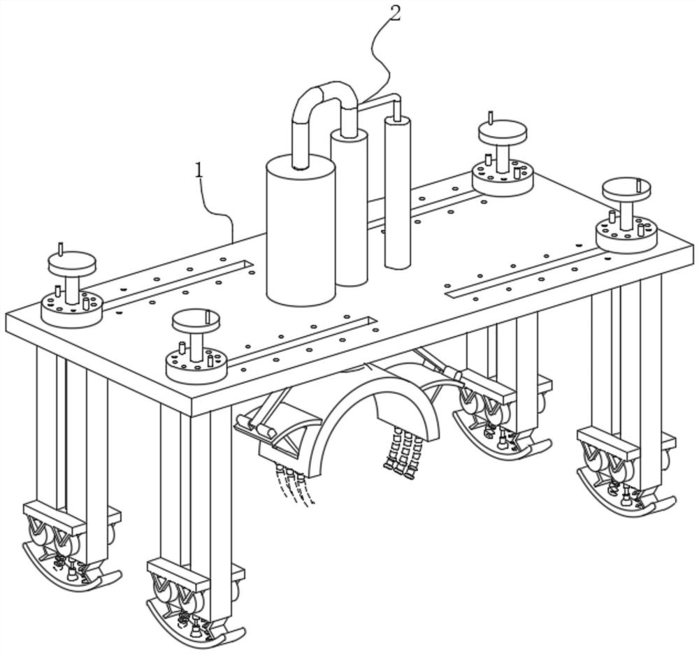 Pipeline burying device for water conservancy project and using method