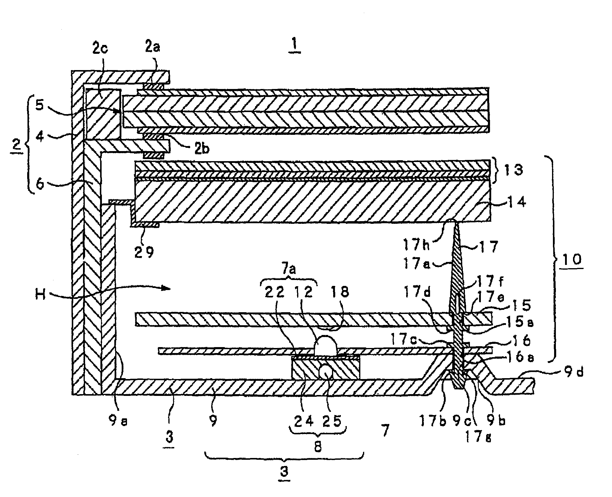 Backlight device and transmission type liquid crystal display apparatus