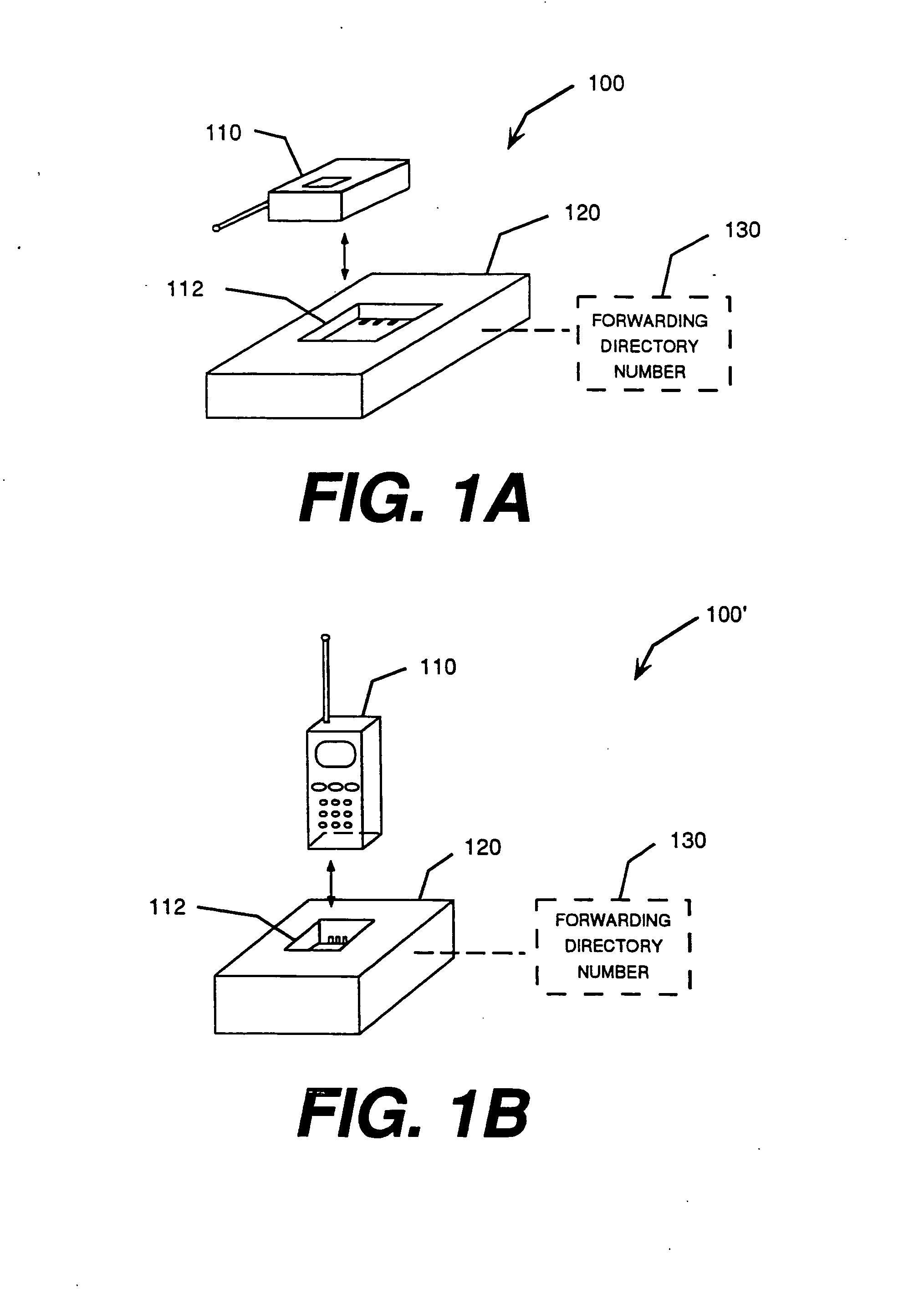 Automatic telephone service forwarding device