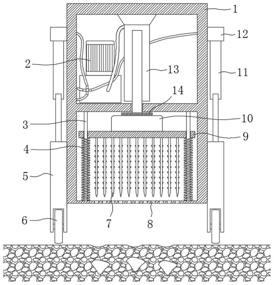 Road surface maintenance device for road and bridge construction