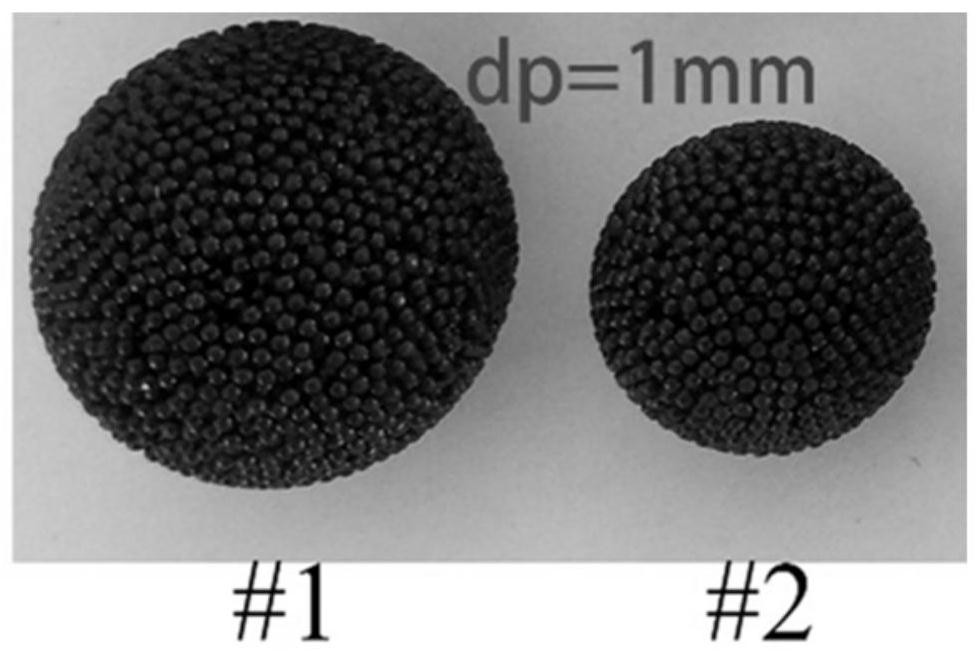 Porous material for visual measurement of hydrodynamics and its preparation method and application