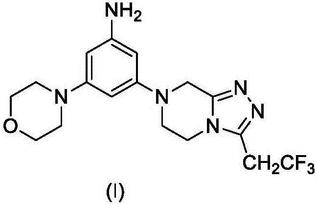 Compound containing morpholine and piperazine triazole and application thereof