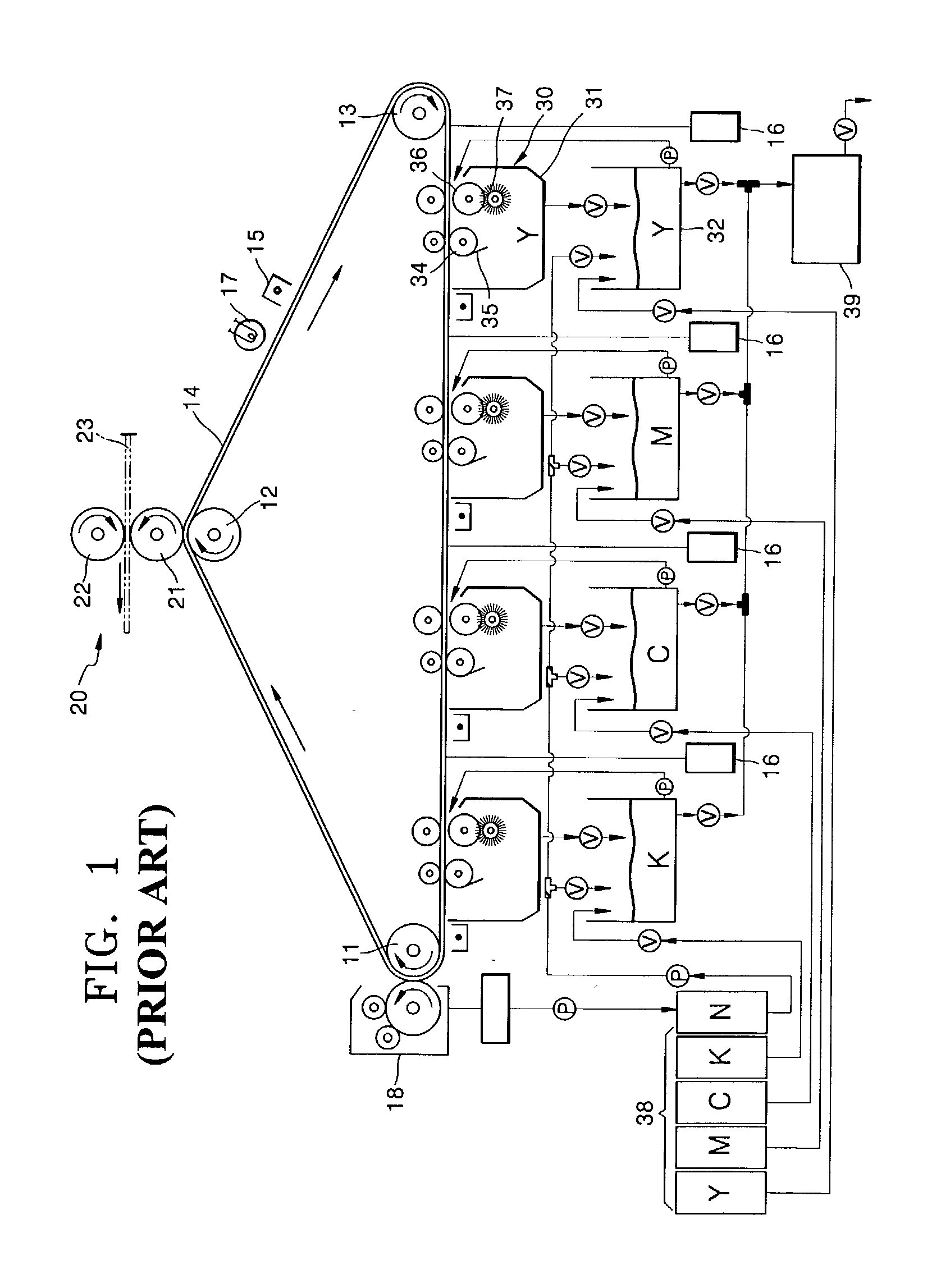 Method of determining time to replace developing solution of printer