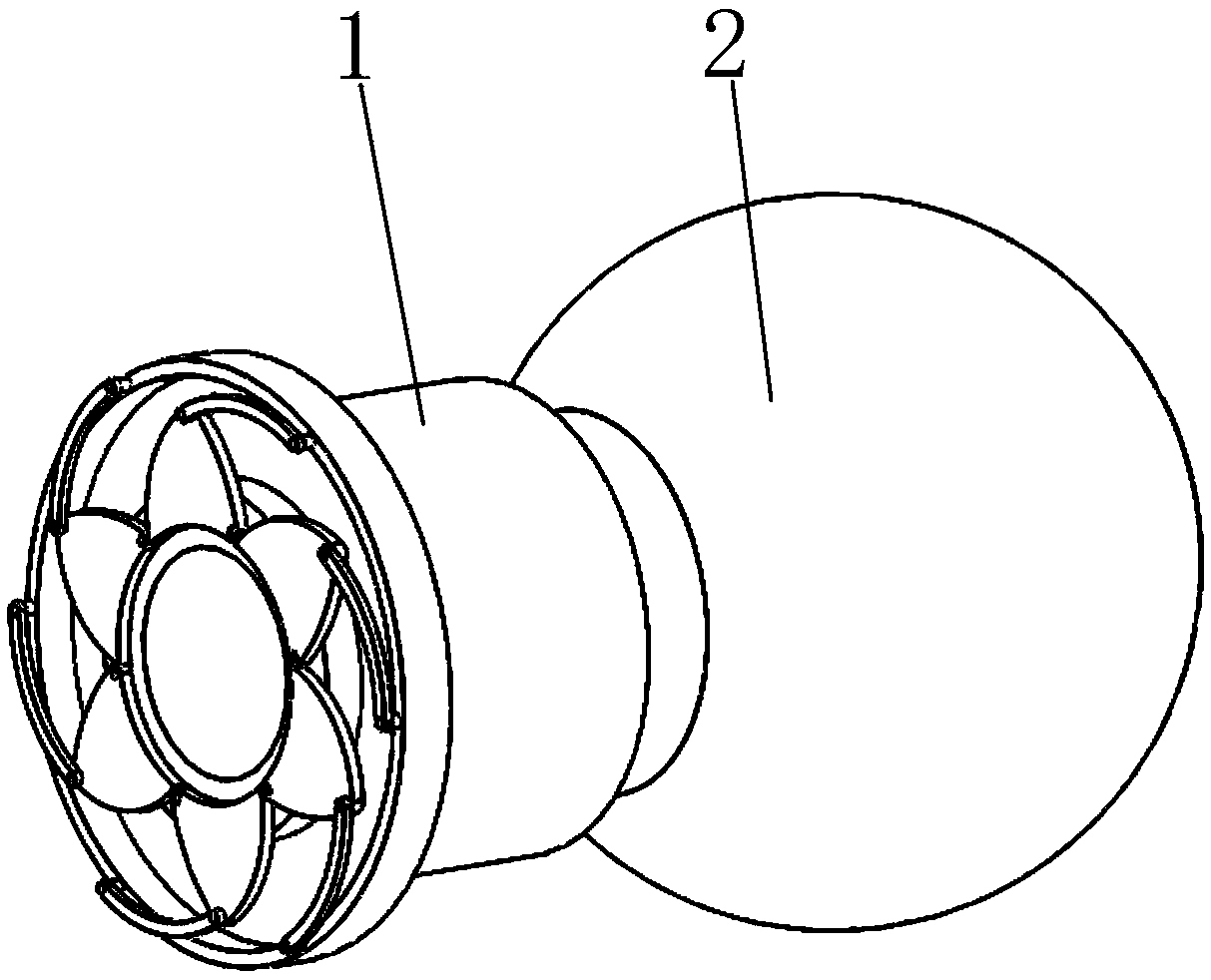 Dustproof device for cement mixing machine