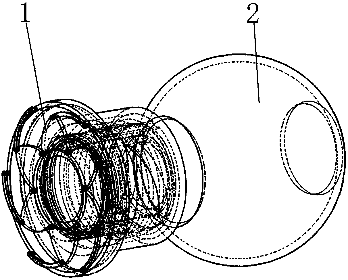 Dustproof device for cement mixing machine