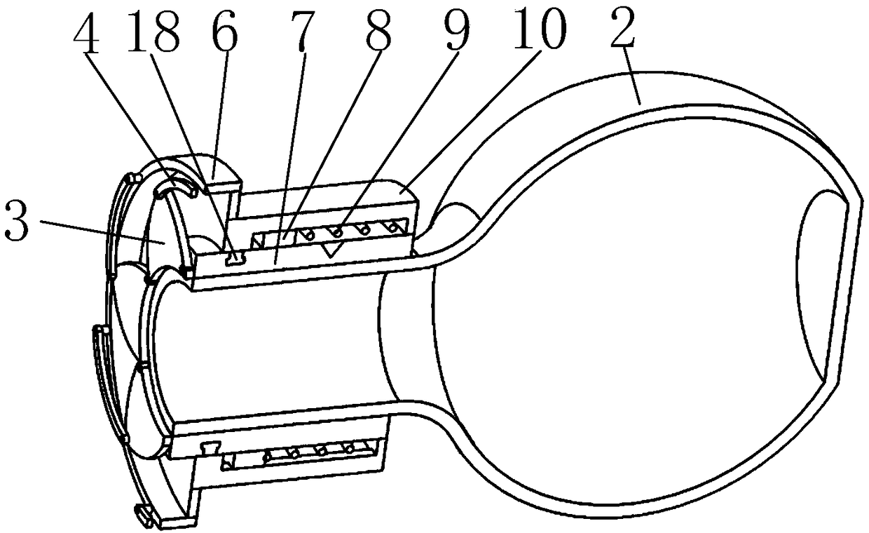 Dustproof device for cement mixing machine