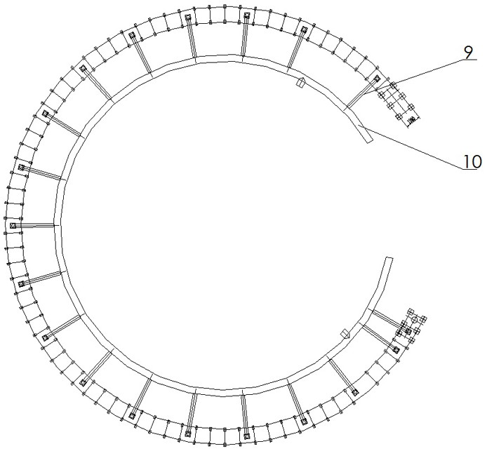 Circular ash conveyer