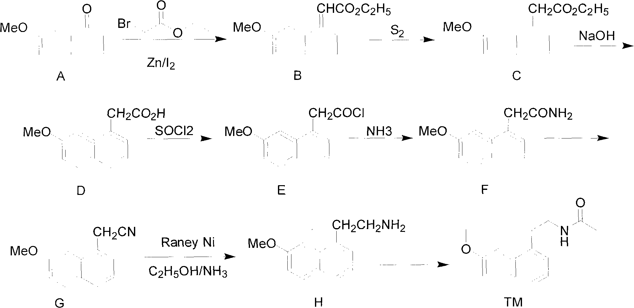 Synthesis method of valdoxan intermediate 2-(7-methoxy-1-naphthyl)ethylamine