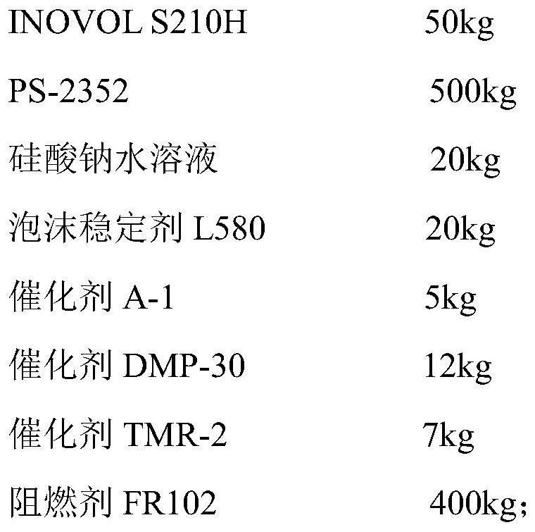 Rigid polyisocyanurate node material for thermal insulation of deep sea transmission pipeline interface and preparation method thereof