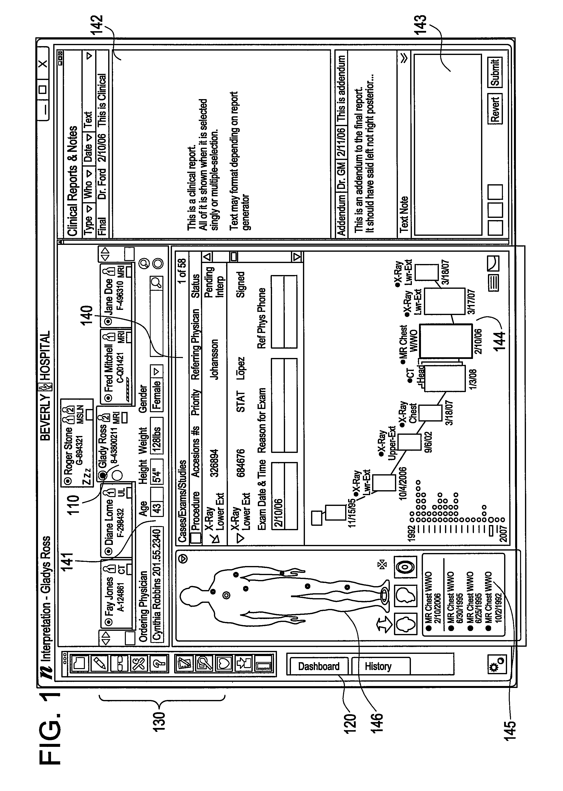 Systems and methods for presentation of clinical evidence for diagnostic interpretation
