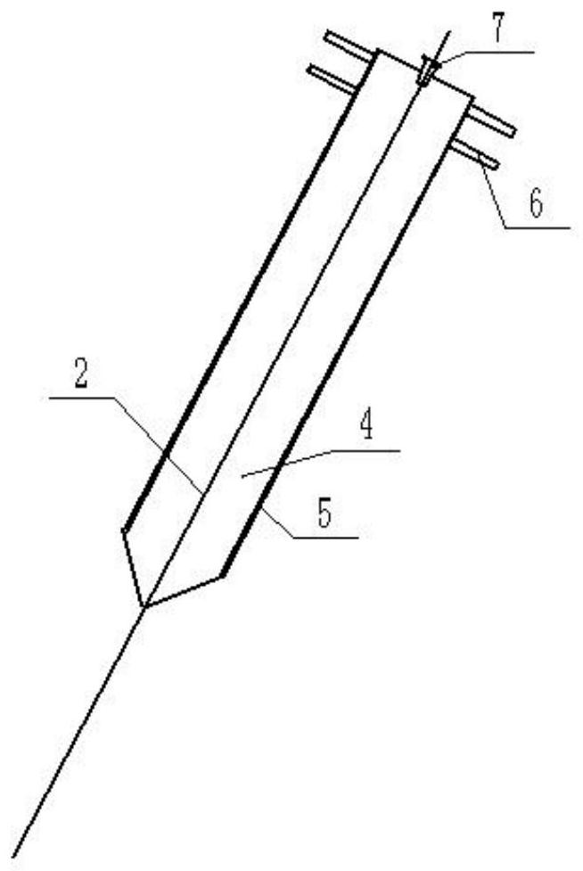 Cerebral hemorrhage hematoma channel establishing device