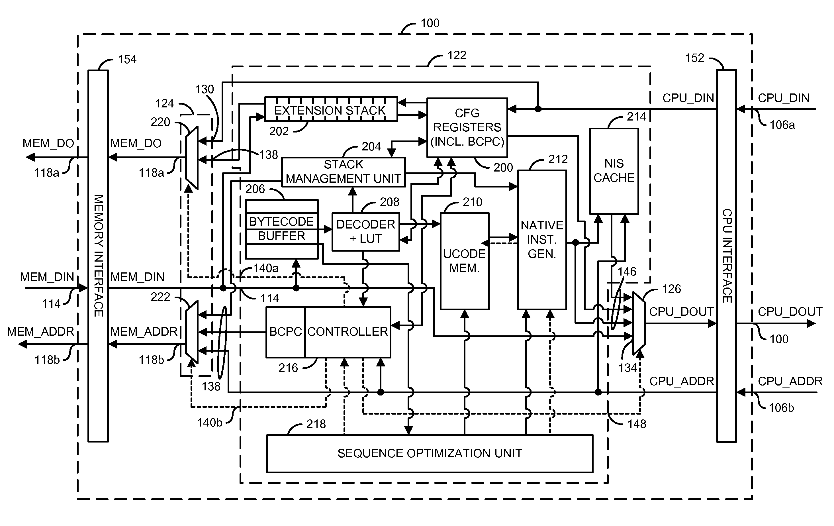 Microcode based hardware translator to support a multitude of processors