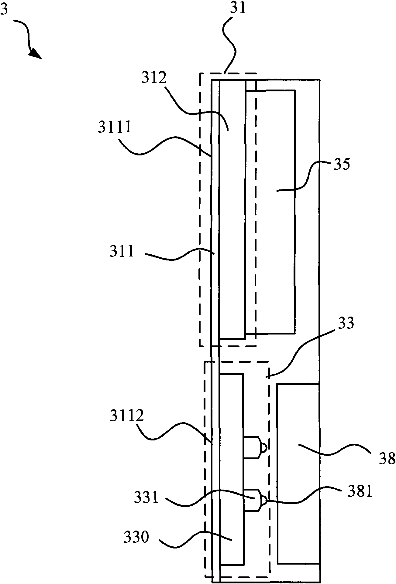 Electronic device with touch function