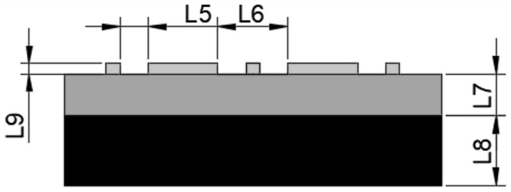 A composite structure surface in the field of enhanced radiative cooling