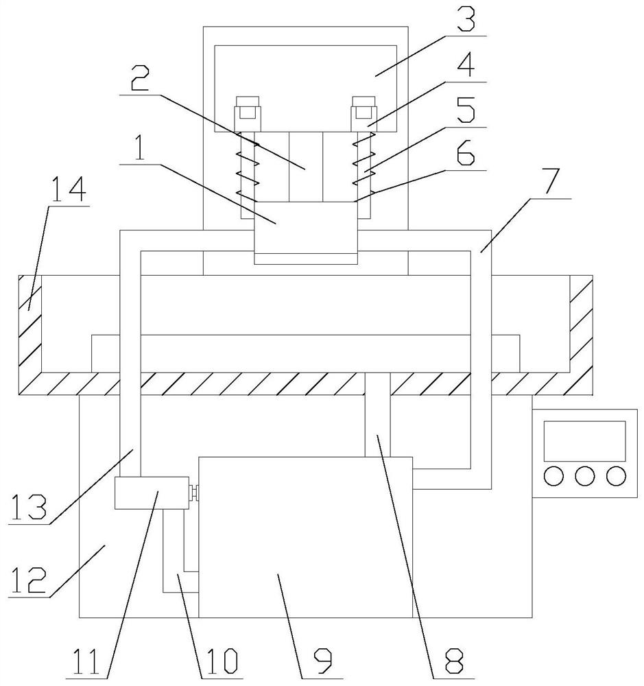 A high-efficiency CNC machine tool with the function of cooling liquid recovery