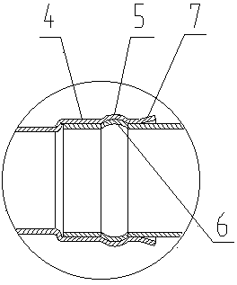 Defogging and defrosting device for locomotive front windshield glass