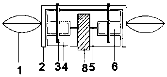 Single-axis anti-eccentric system for small fan bearing