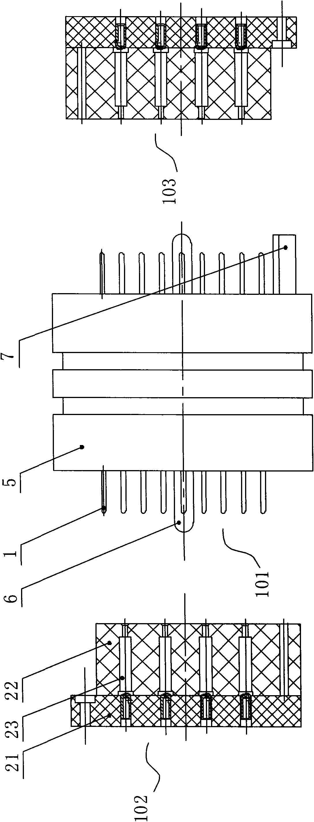 High pressure resistance sealed connector and adaptor thereof