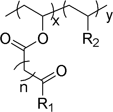 Sugary copolymer composite material for reducing phenol-type substances in cigarette smoke and preparation