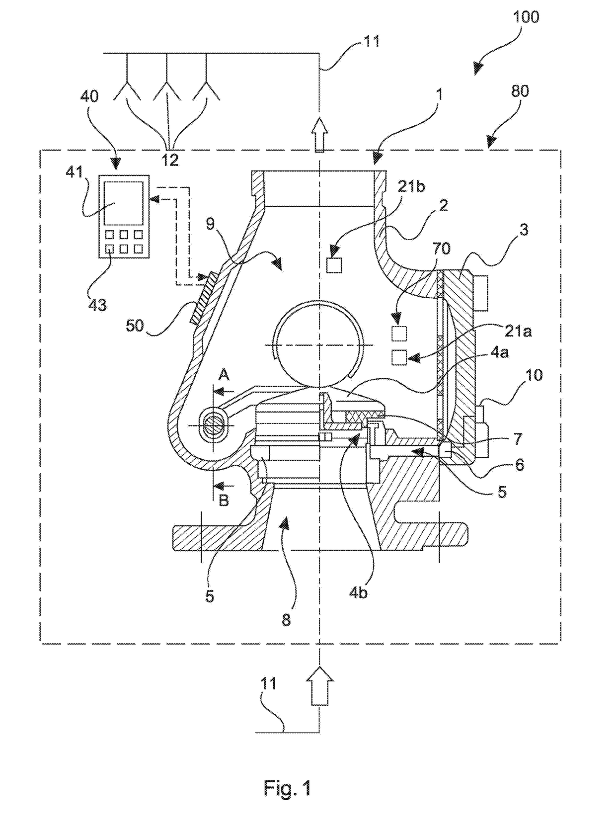 Alarm valve station of a fire extinguishing system, in particular a sprinkler or spray water extinguishing system, and fire extinguishing system
