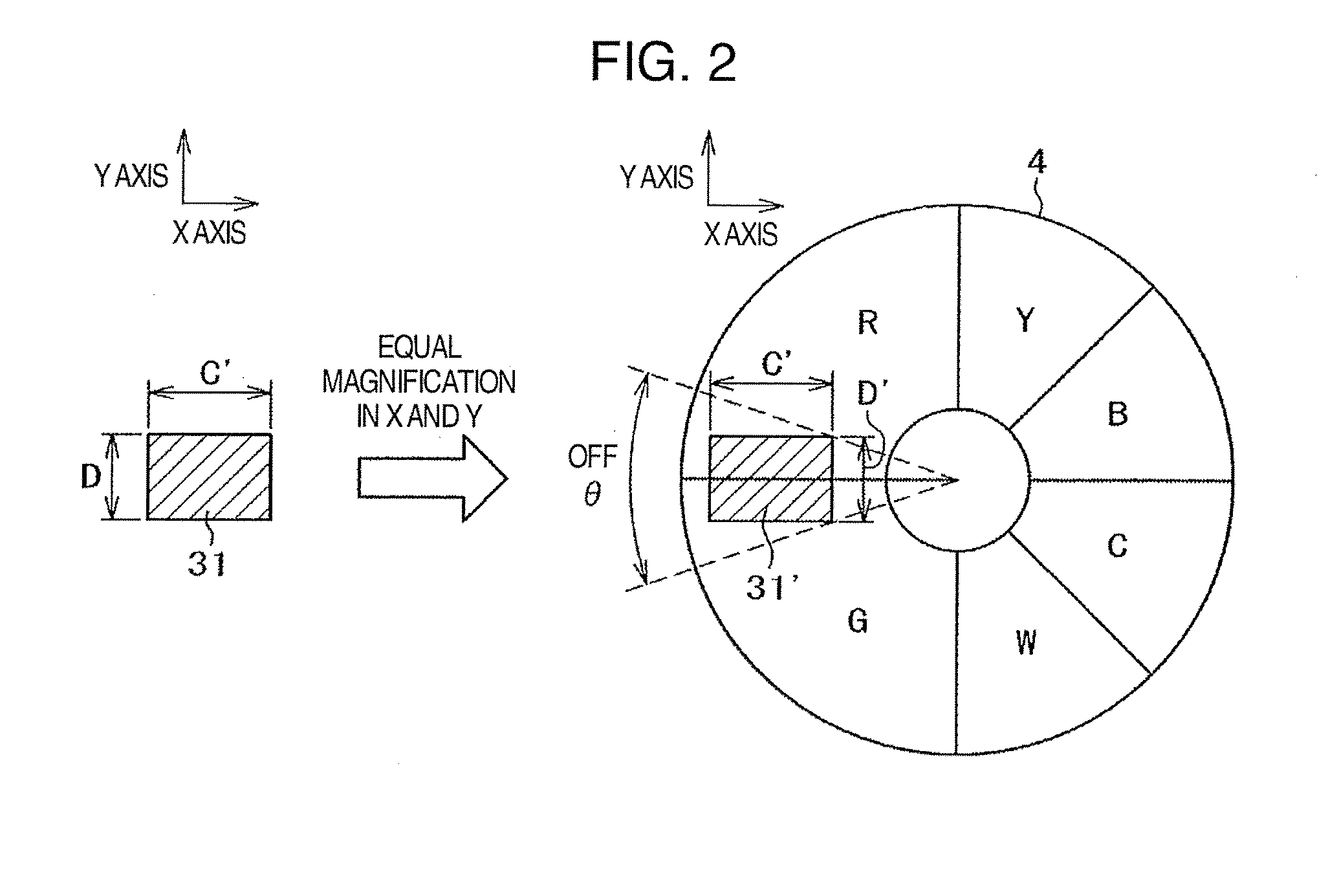 Projection-type video-image-displaying device