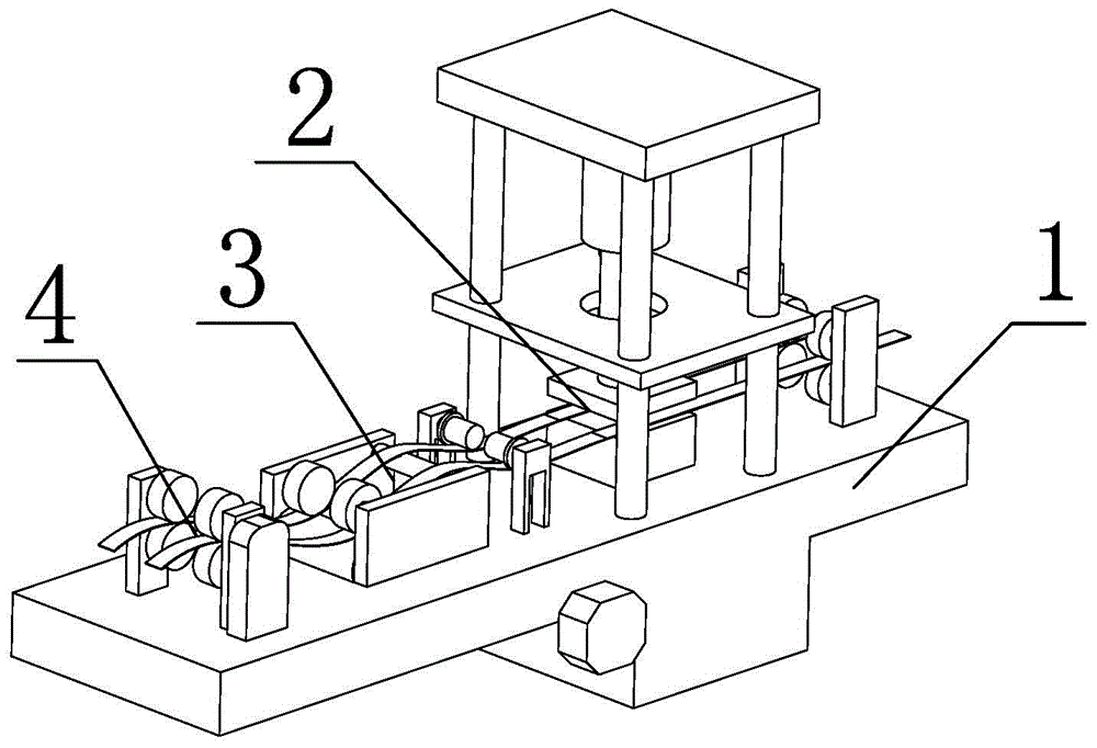 A kind of zipper injection molding machine and zipper injection molding method