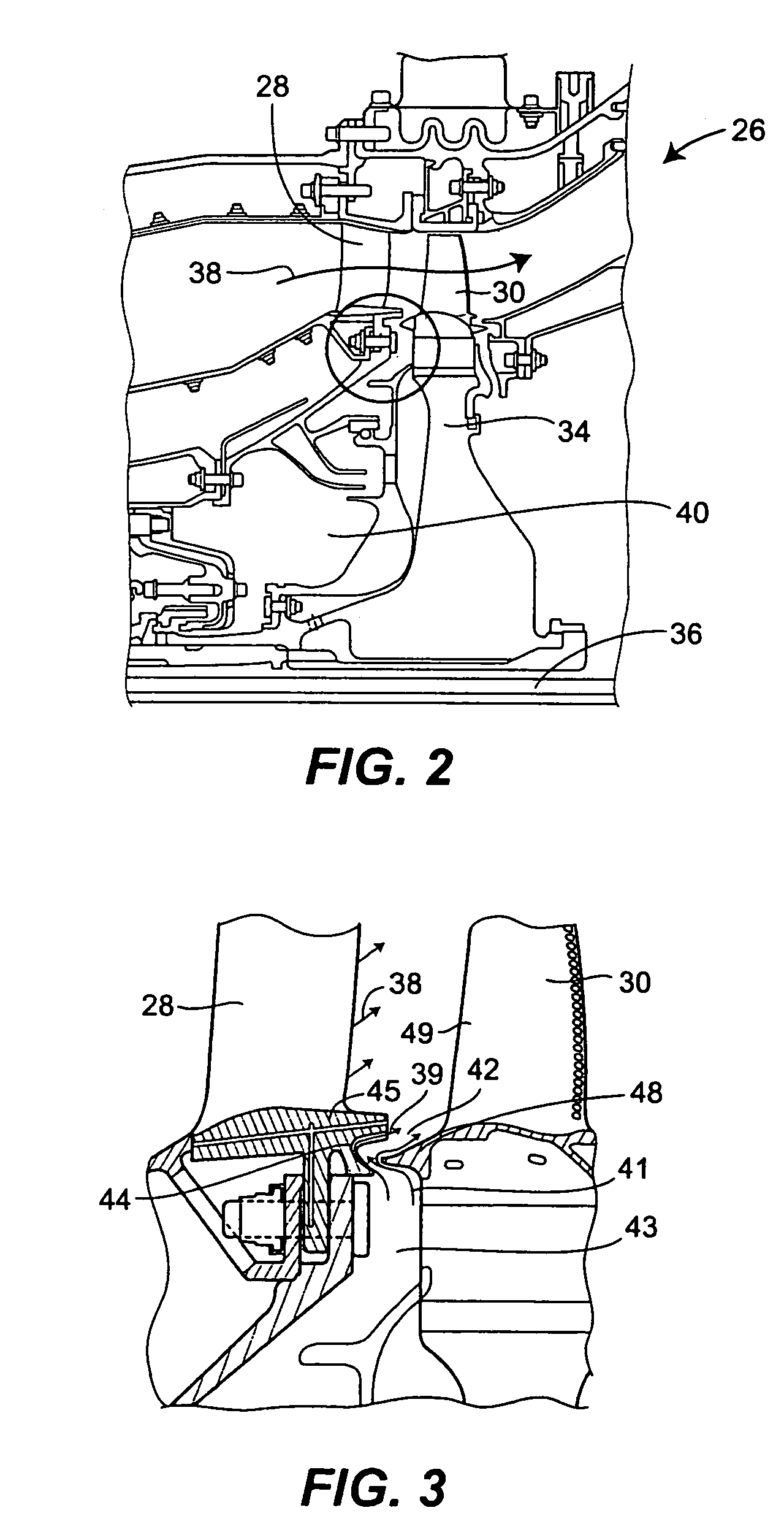 Cavity on-board injection for leakage flows