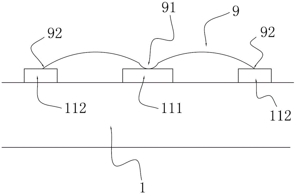 Electrical switch structure and electronic equipment