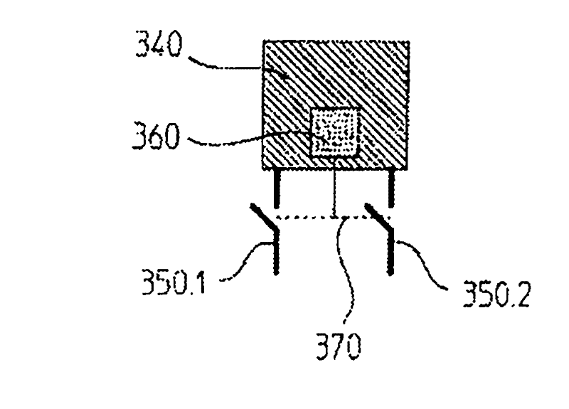 Detector element matrix for an optical position measuring device