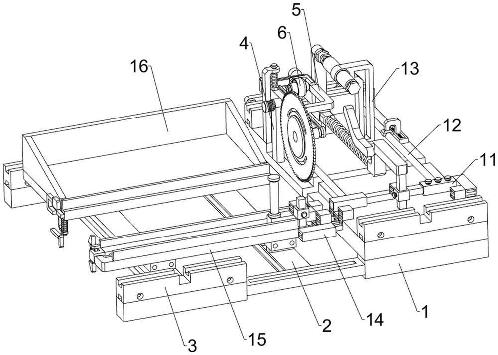 A fixed-distance automatic plate cutting device