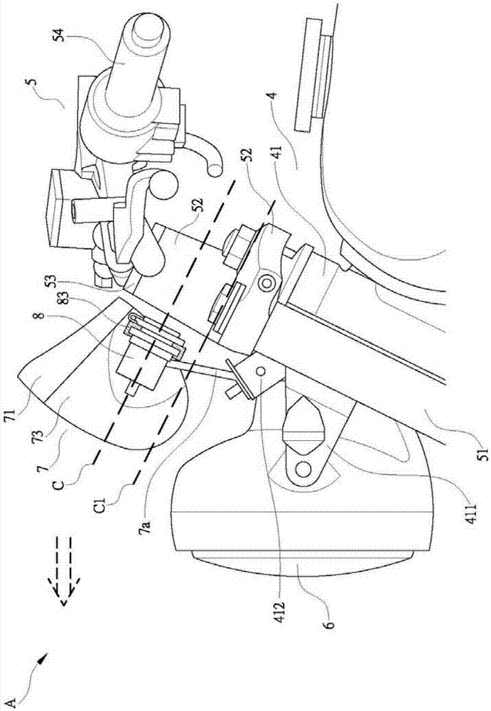 Vehicle instrument with charging device