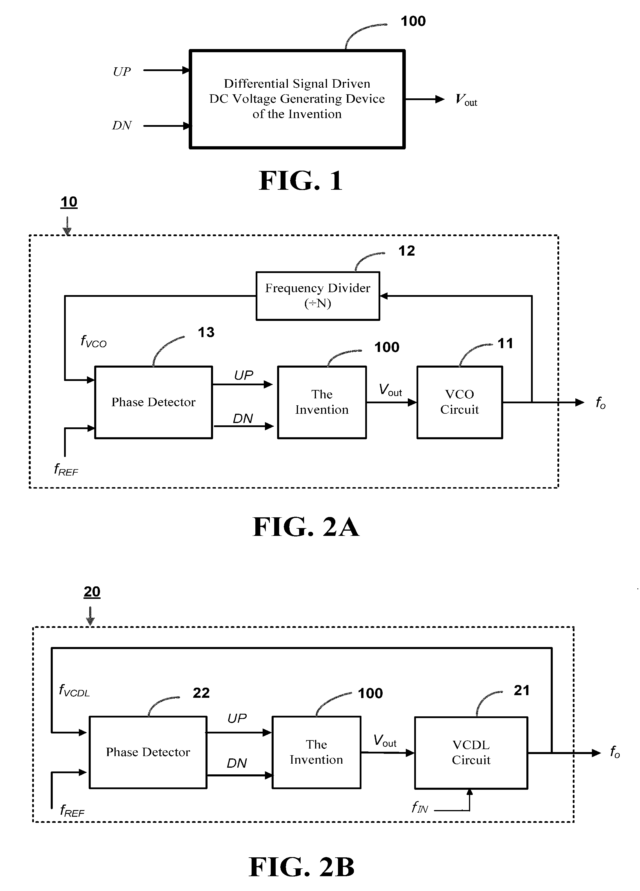 Differential signal driven direct-current voltage generating device