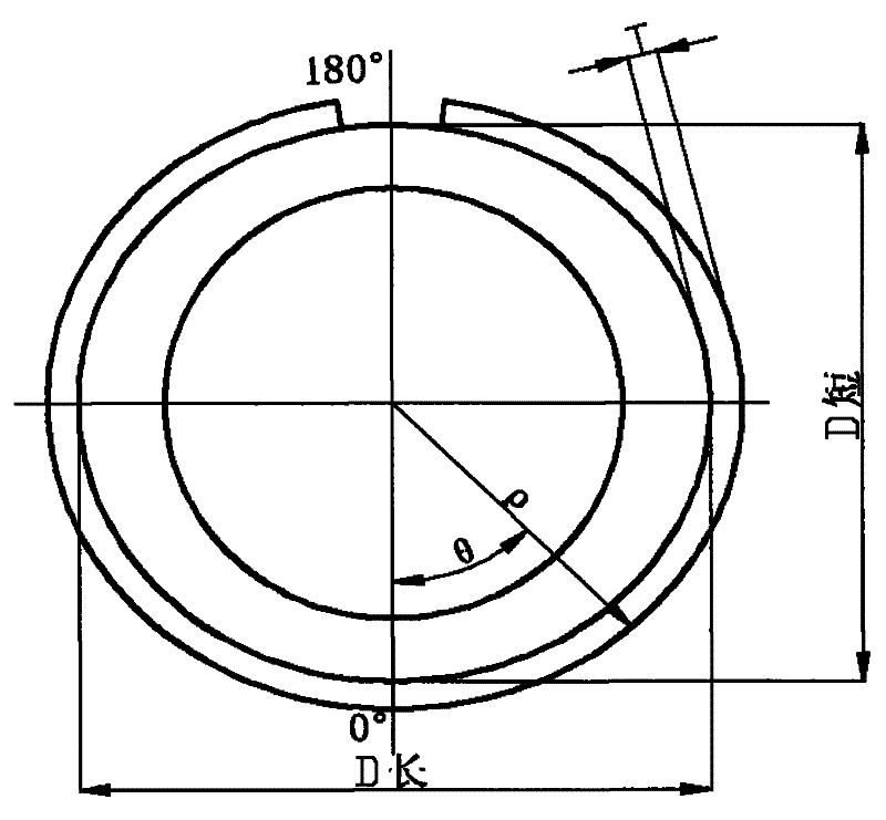Processing method of steel piston gas ring