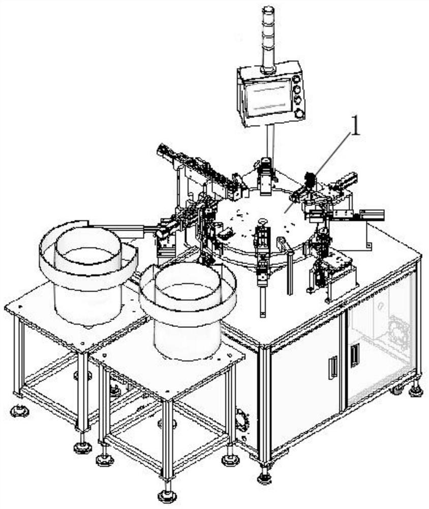 A fully automatic led lamp pin bending processing platform