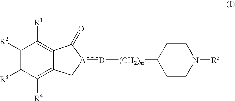Sigma receptor binding agent containing indanone derivative