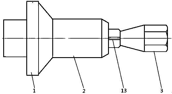 Machining and positioning combination fixture for thin-walled part with threaded hole