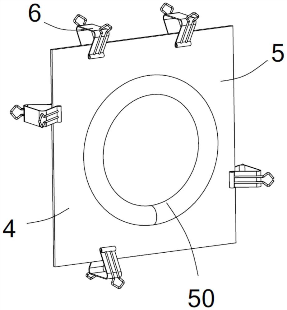 Rapid and accurate print shaping and drying device and using method thereof