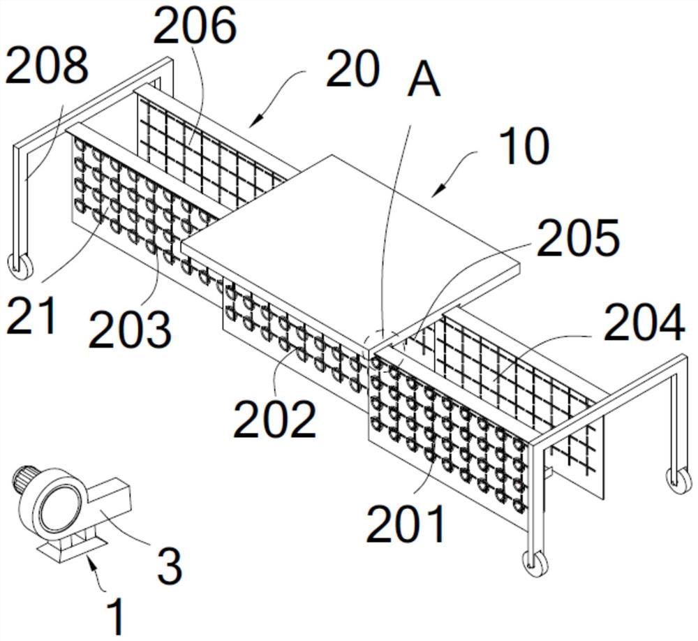 Rapid and accurate print shaping and drying device and using method thereof