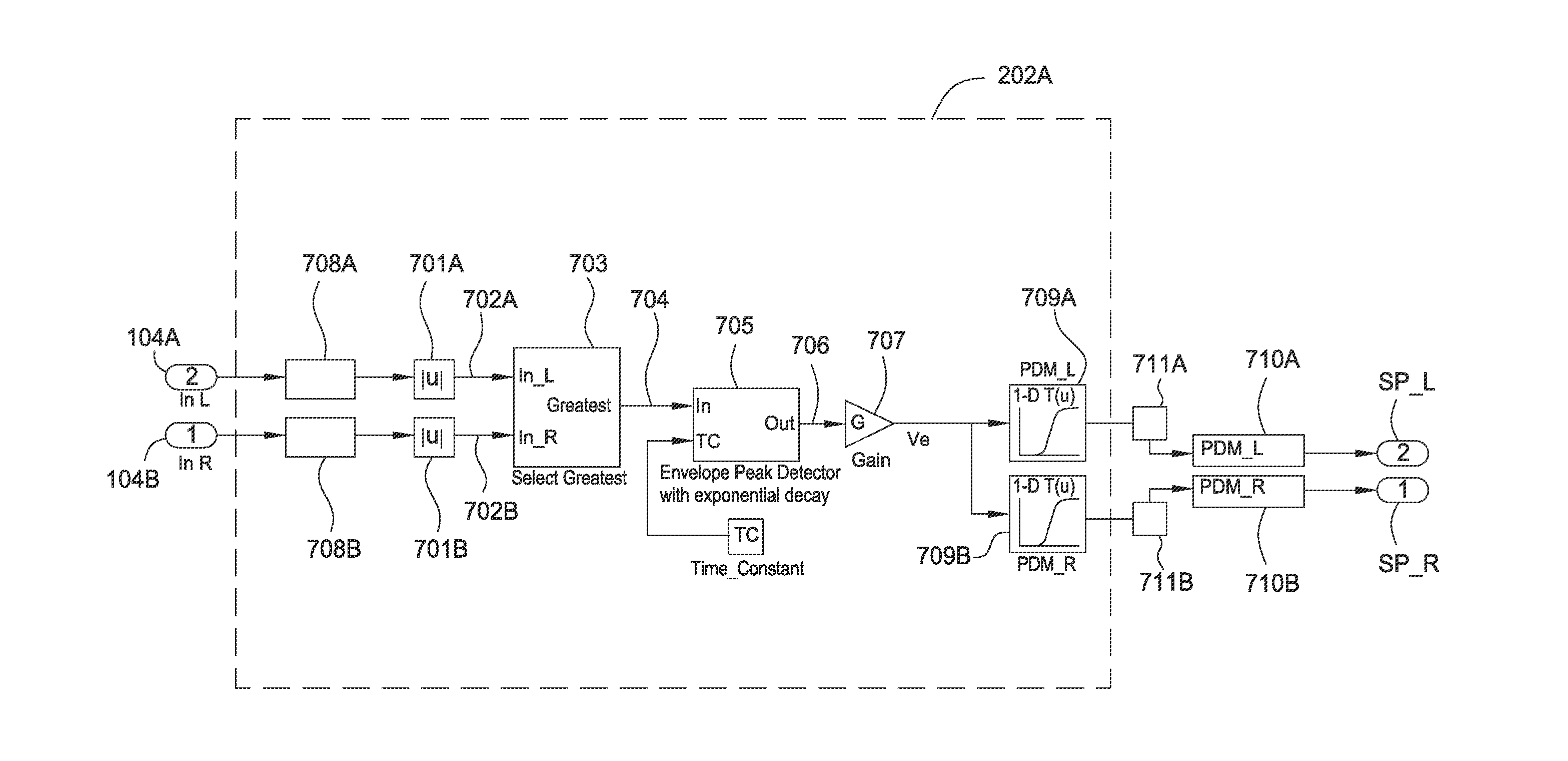 Audio delivery system having an improved efficiency and extended operation time between recharges or battery replacements