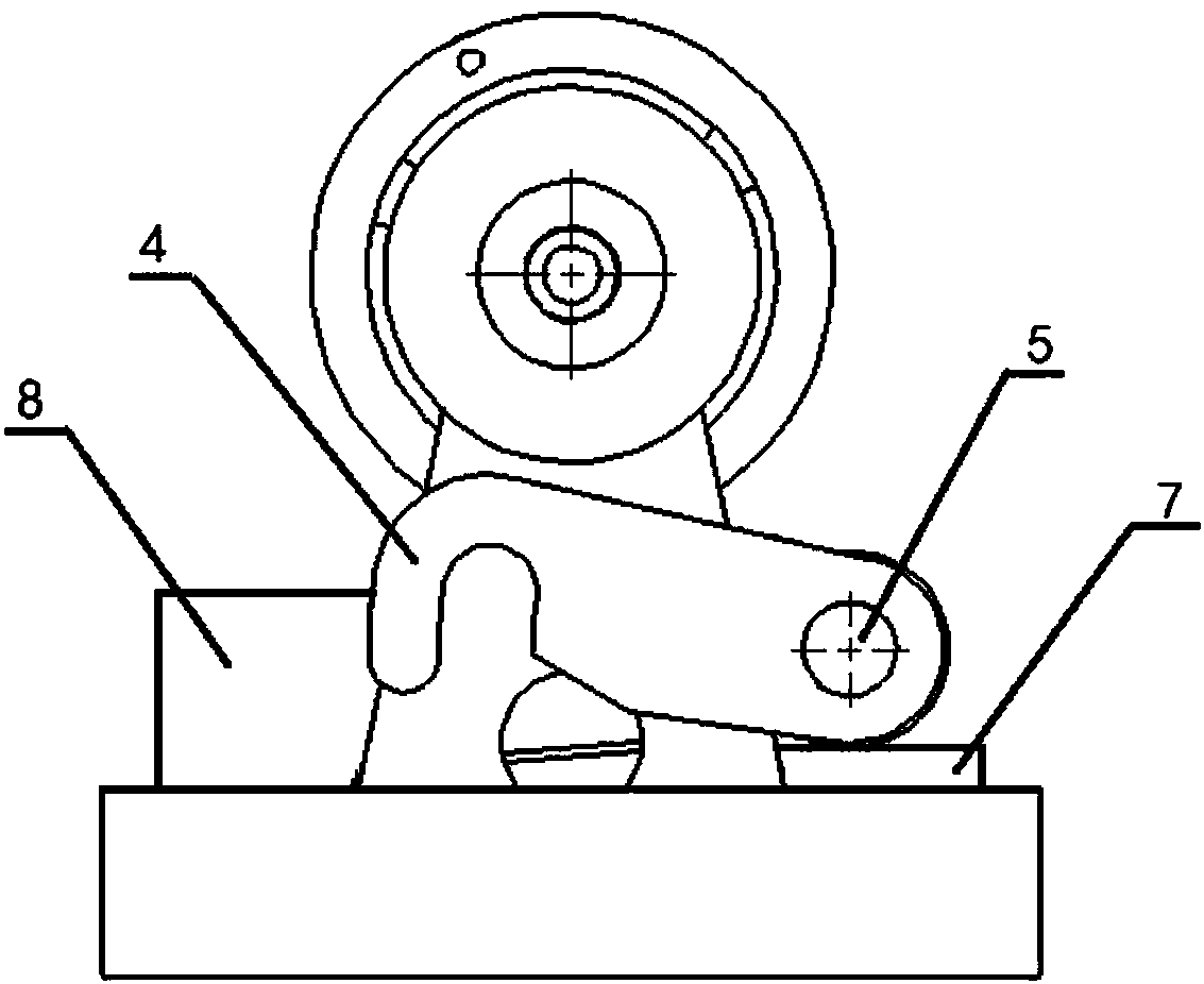 An automatic feed control method for the tailstock of a CNC lathe that can control the finishing of the bottom of the hole