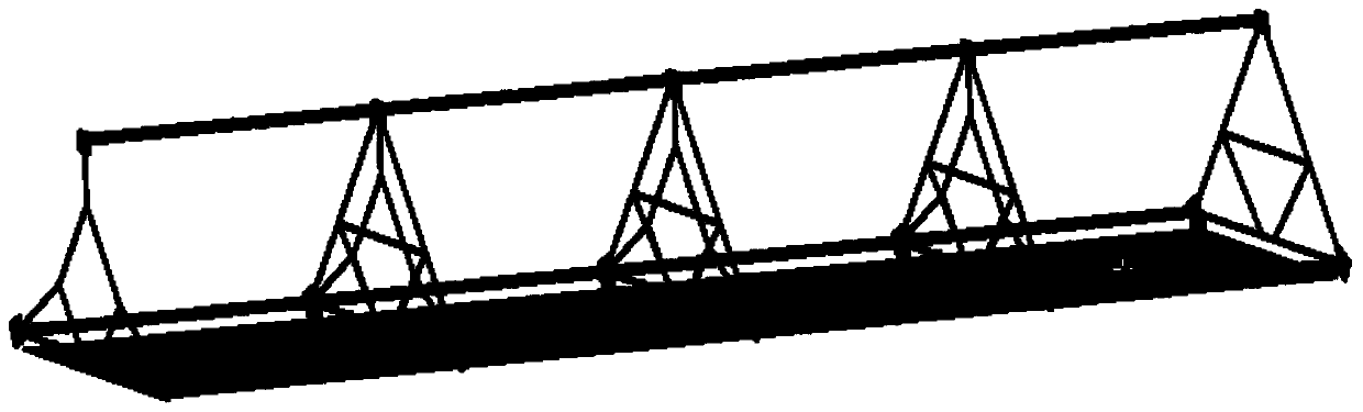 Dynamics equivalent continuum modeling method of truss antenna