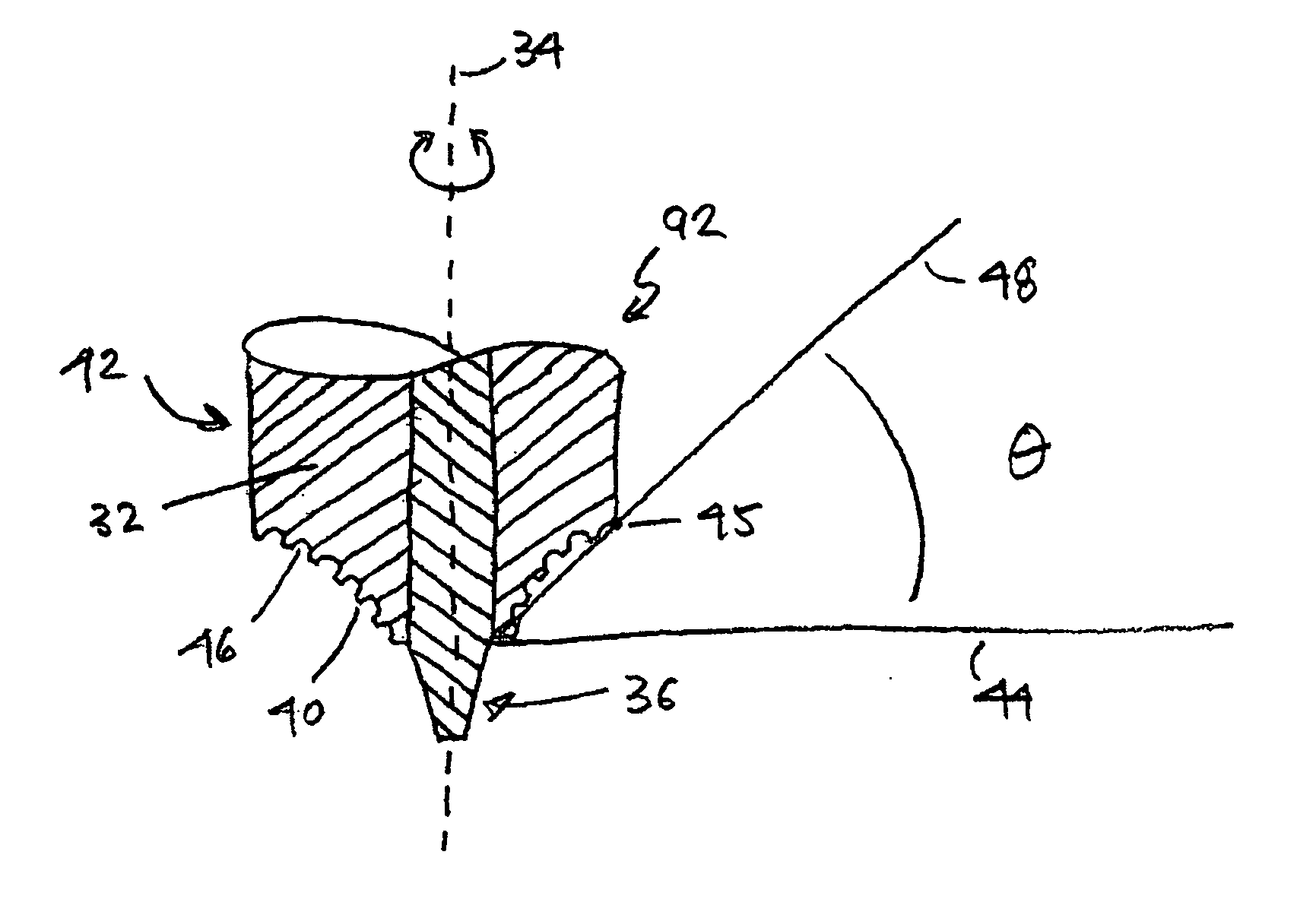 Tapered friction stir welding and processing tool