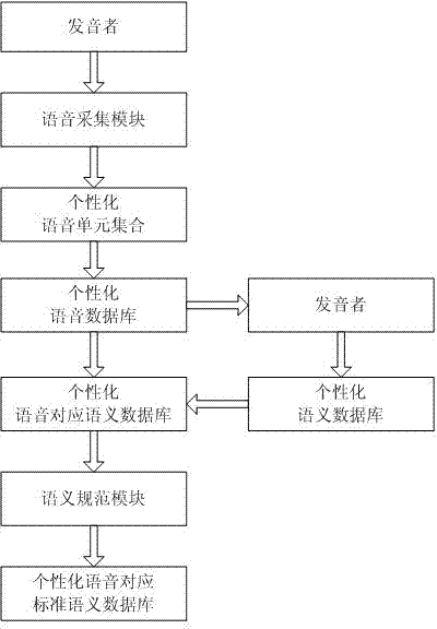 Individualized voice collection and semantics determination system and method