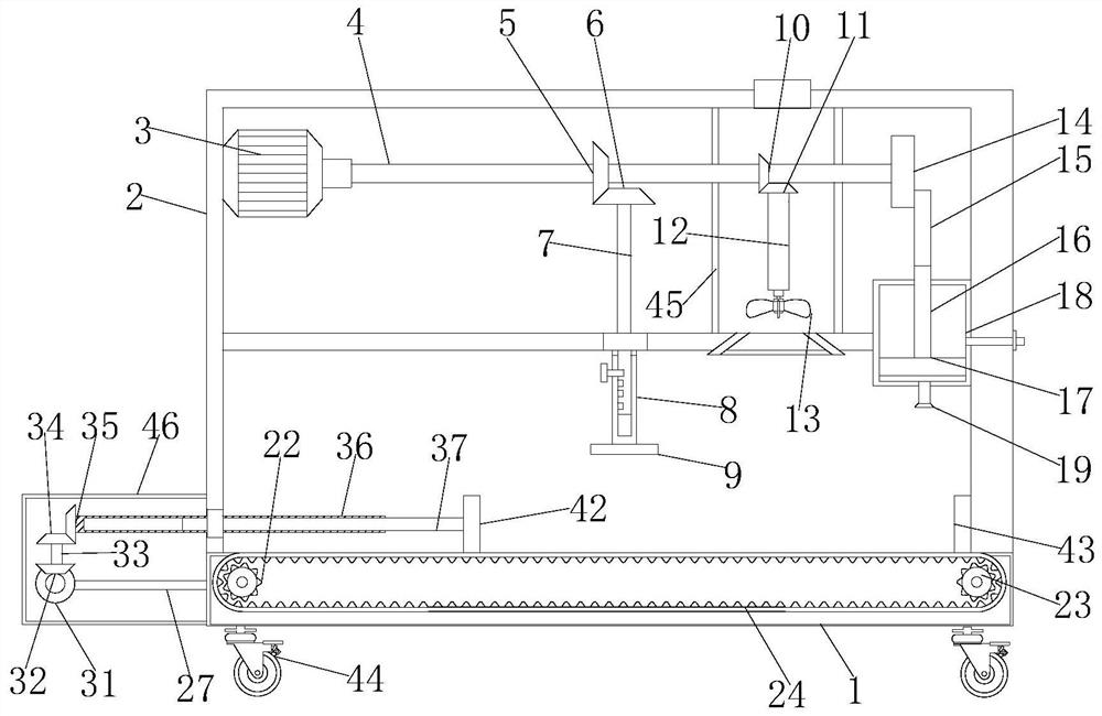 Outer surface rust removal equipment for water conservancy construction pipeline