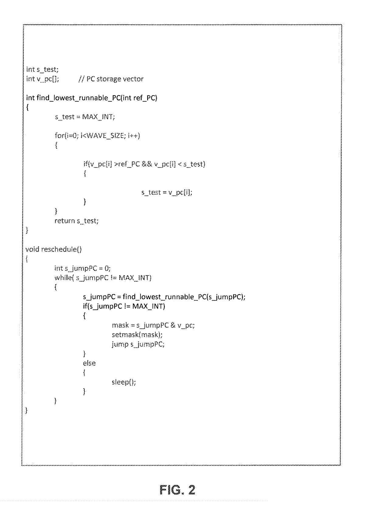 Method and system for yield operation supporting thread-like behavior