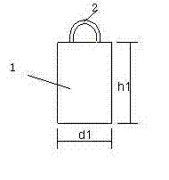Multi-section type variable cross-section dynamic compaction method