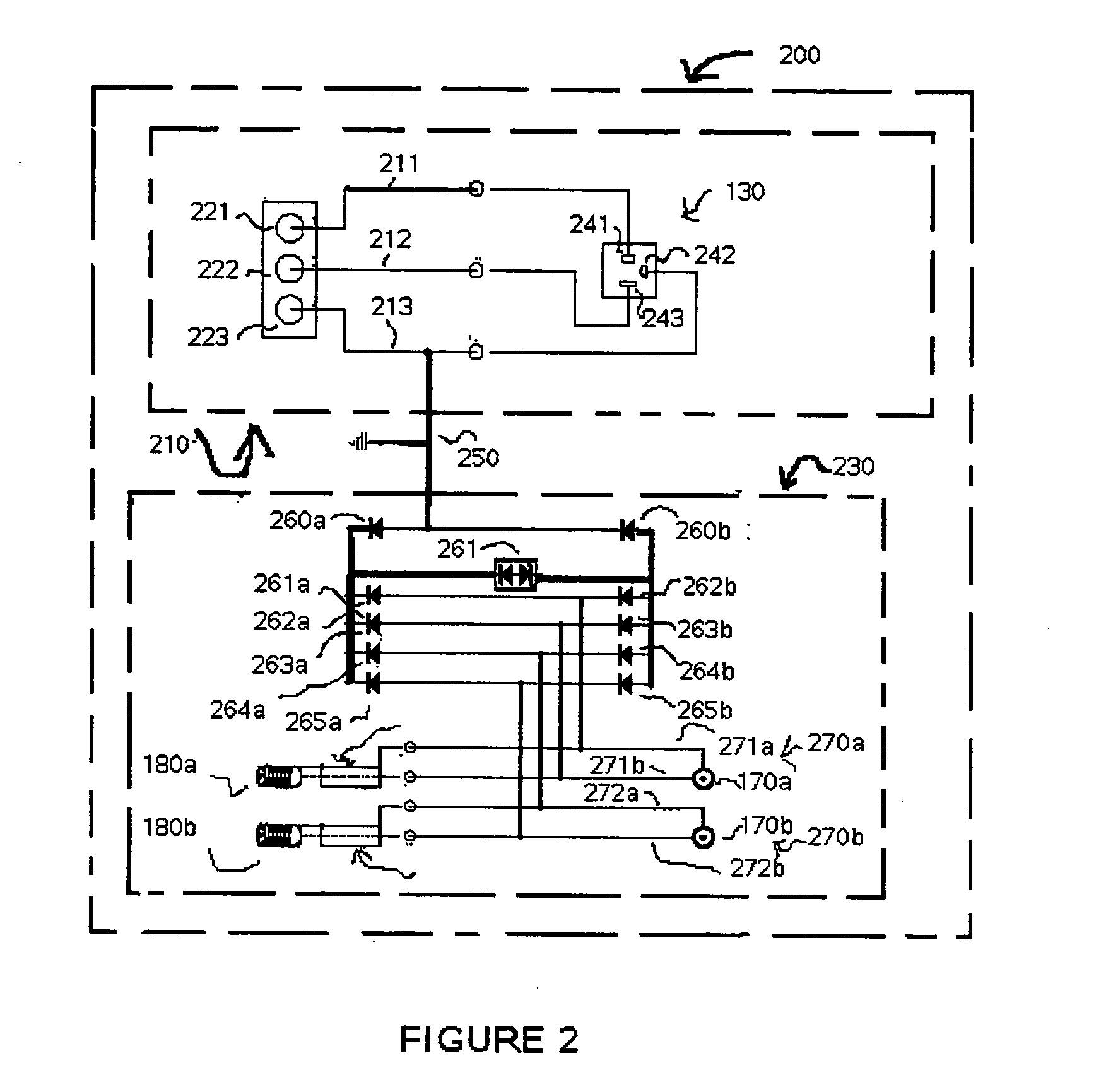 Protection circuit for signal and power