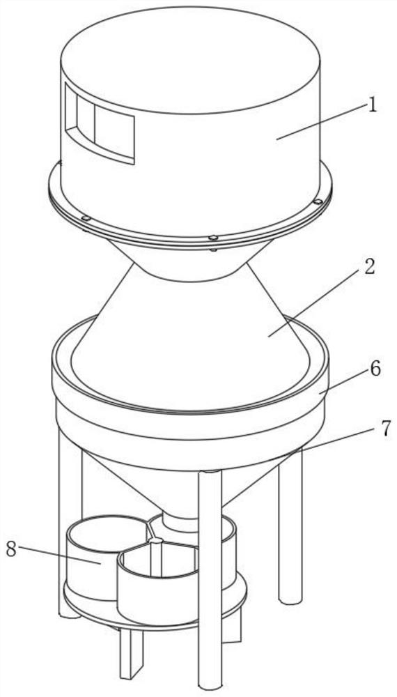 Cynara scolymus bud crushing device based on cynara scolymus pigment extraction