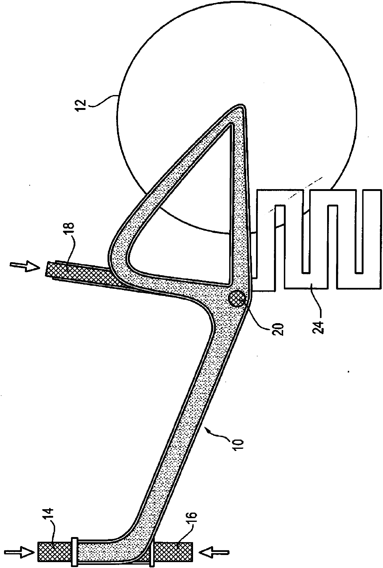 Method for producing a plastic frame for a two-wheeled vehicle