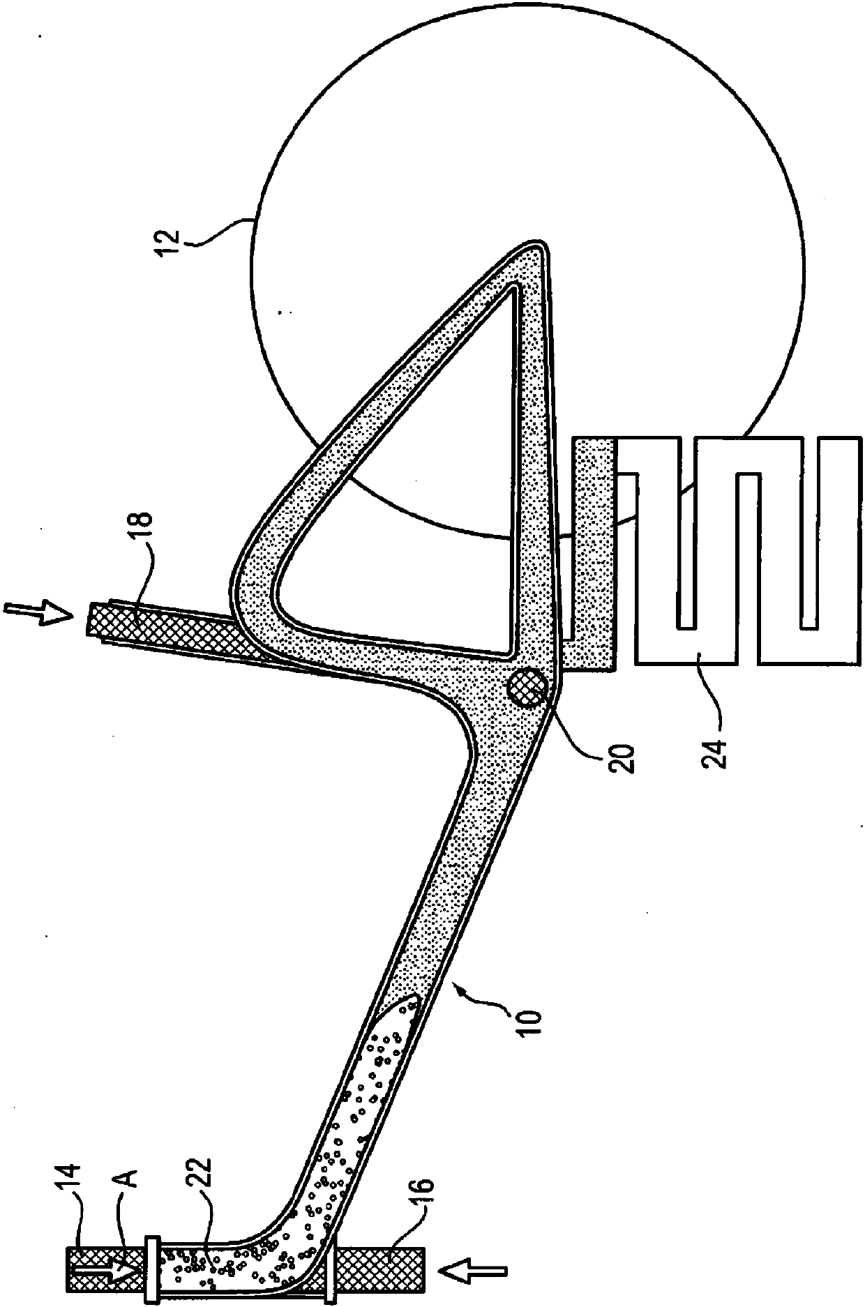 Method for producing a plastic frame for a two-wheeled vehicle